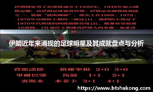 伊朗近年来涌现的足球明星及其成就盘点与分析